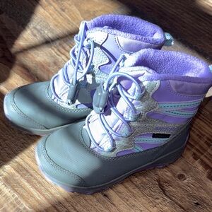 Merrell Kids' Purple and Gray Outdoor Boots
